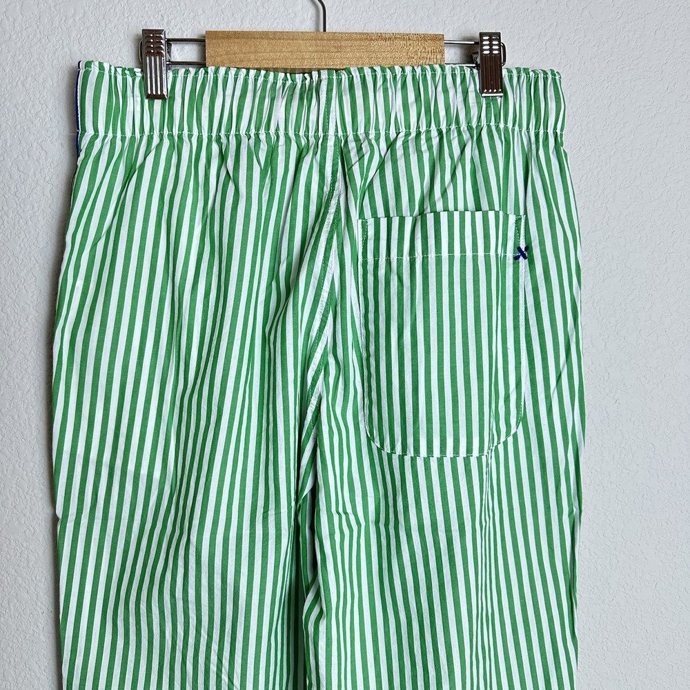 NEW P'Jimmies By Alex Mill Sleep Pant in Dream Striped Sz XS Green White Cotton - Picture 6 of 9